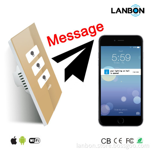 Smart your life, smart switch wifi control your lights, curtain, fan through mobile phone app Android/IOS dimmer switch